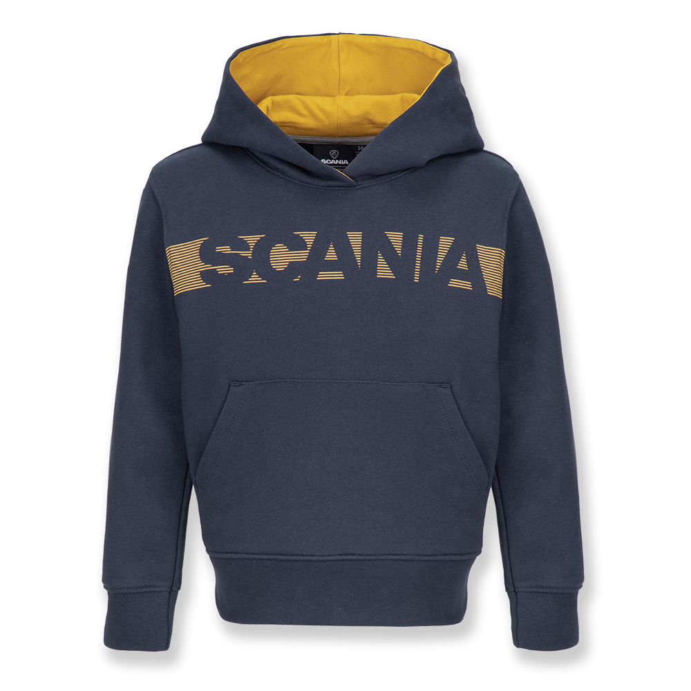 Kids Navy Stripe Hoodie